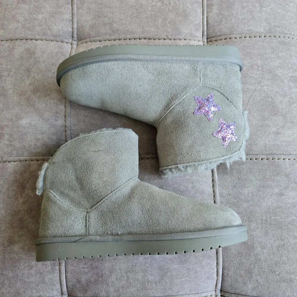 NWT Koolaburra By UGG Girl's Koola Star Mini Booties Size 4
